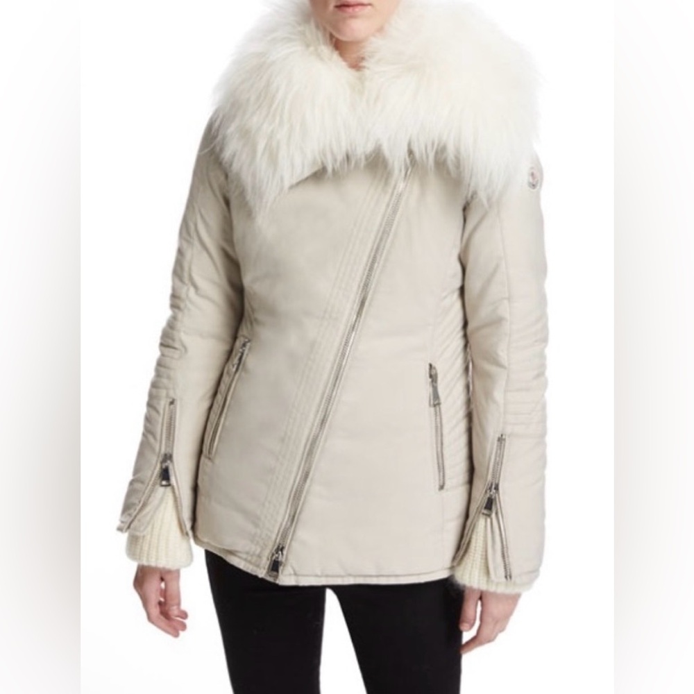 Moncler 2015 Choista Goat fur and Goose Down Coat size 1 or Small - NWOT
